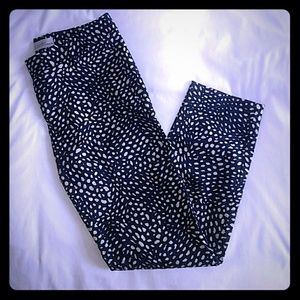 Slim cropped cigarette pants